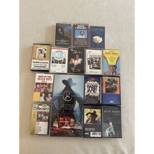 15 Vintage Cassette Tapes Mixed Artists Classics Country Pop Rock Easy Listening